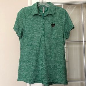 Notre Dame Under Armour Women’s Polo Shirt Sz M